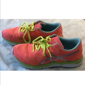 Womens ASICS 33-FA Running Shoe Size 9.5 Neon Colored